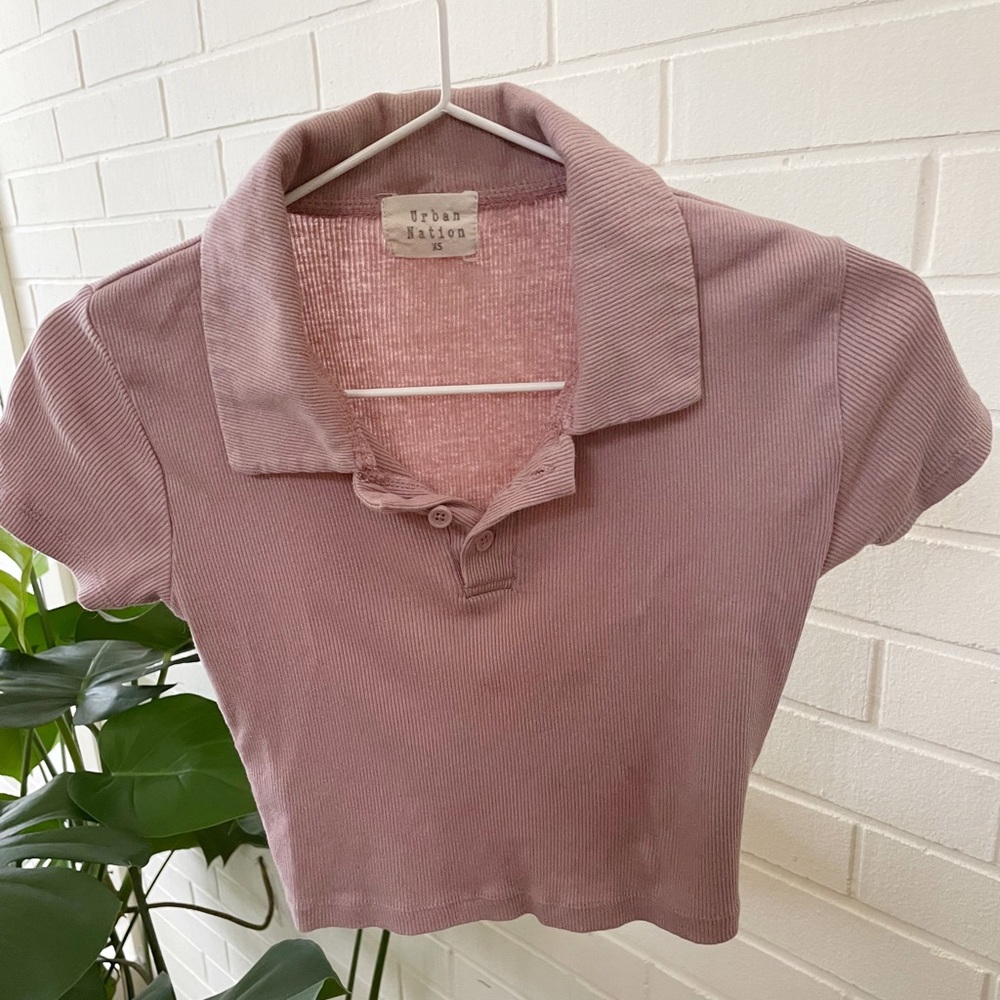 Cropped Polo top